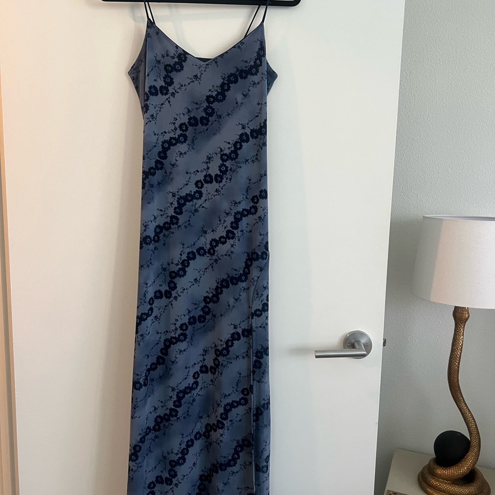 Urban Outfitters Blue Floral Maxi Dress